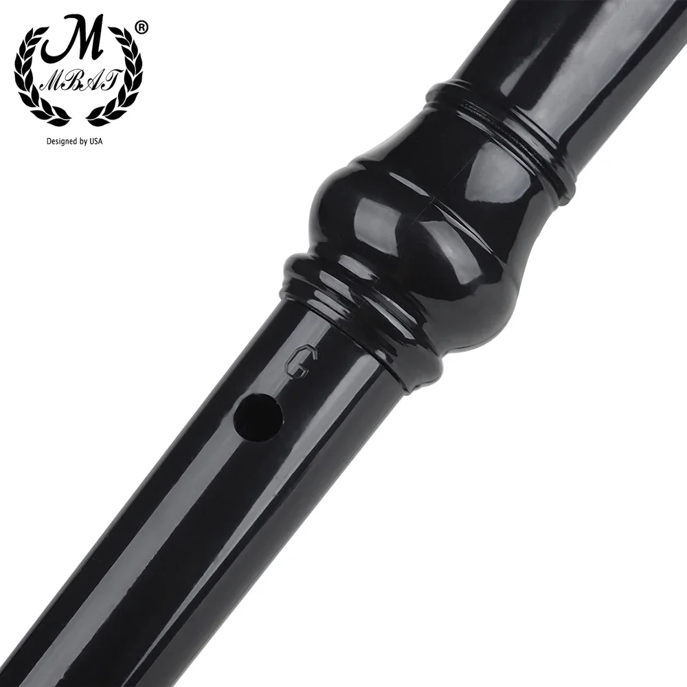 M MBAT 8 Holes G Tone Flute ABS Resin Clarinet Soprano Recorder Flute ABS Resin Clarinet Soprano Recorder