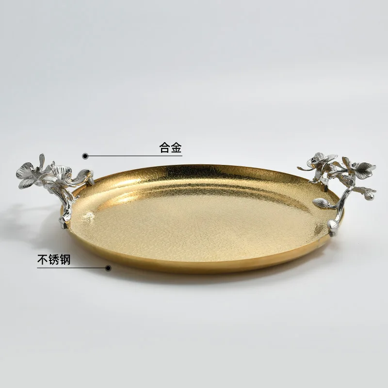

Zml premium home & dining decor: hammered stainless steel fruit bowl, metal floral ornament, decorative bowl