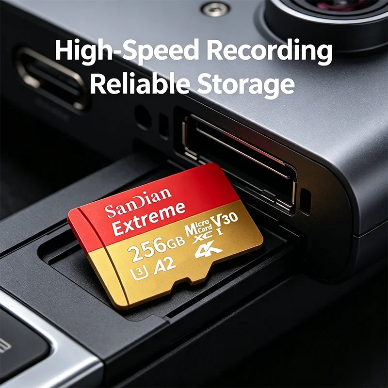 2026 Hot Sale Micro TF Card V30 Class10 High Capacity Flash Memory Card Multiple Sizes for Office Computer/Monitoring/Phones