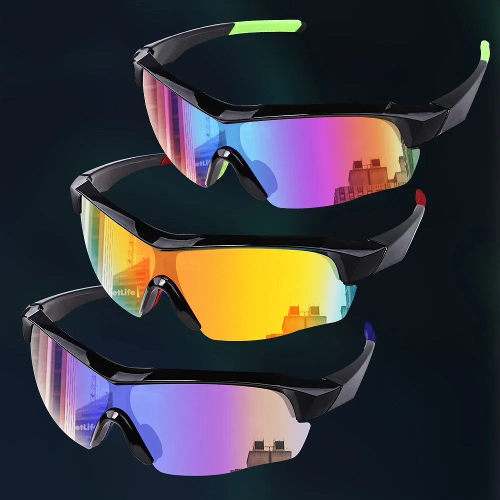 Fahrrad-Sonnenbrille, UV400-Schutz, Radfahren, Fahren, Reisen, Sonnenbrille, Outdoor-Sportbrille für Herren und Damen
