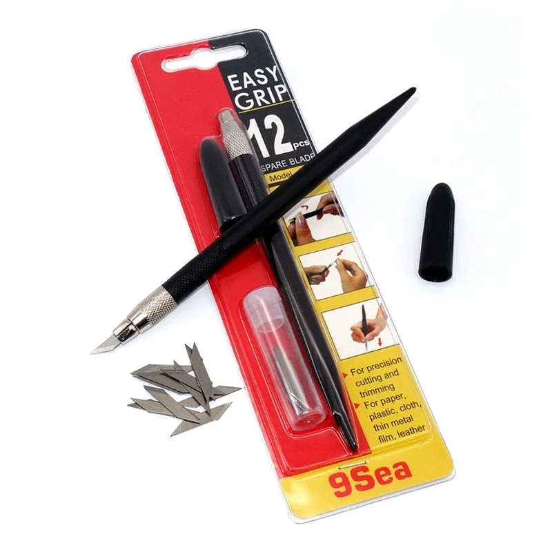 Nine Sea 303 Special Model Pen Knife with 12 pcs Spare Blade,Hobby Model Tools