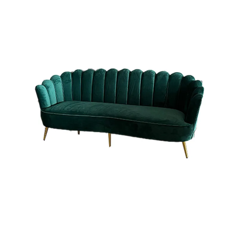 طقم أريكة فاخرة خفيفة حديثة من الشمال، حفل زفاف، غرفة معيشة، شقة صغيرة، مجموعة أريكة ترفيهية بتلات الإصبع