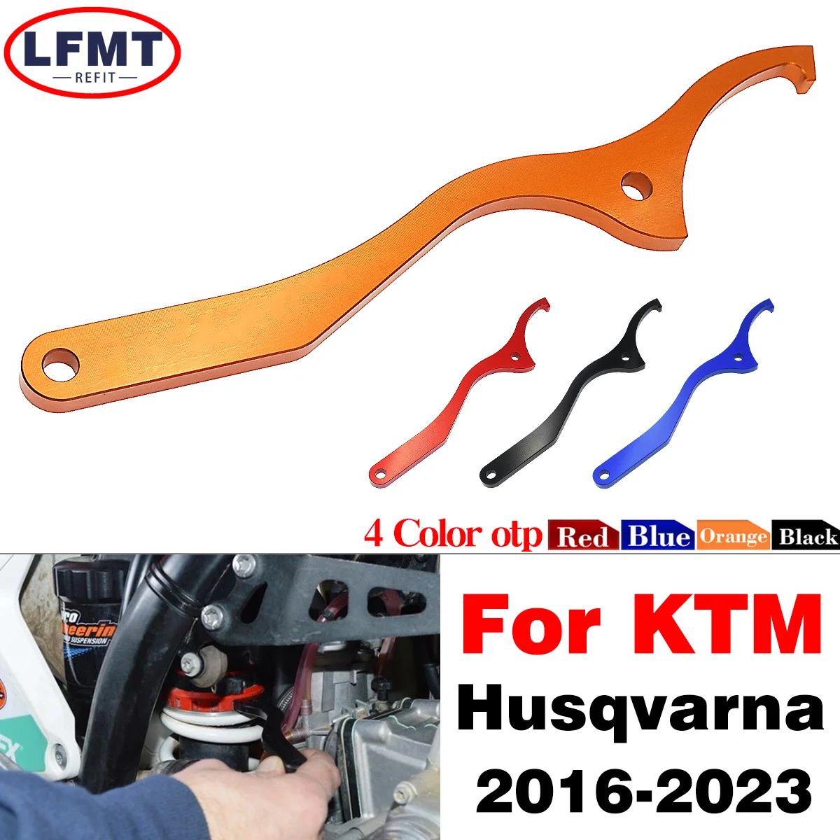 Motorcycle Rear Absorber Damping Shock Spanner Wrench Tool For Husqvarna TE FE TC FC FX For KTM SX SXF XC XCF EXC EXCF 125-501cc