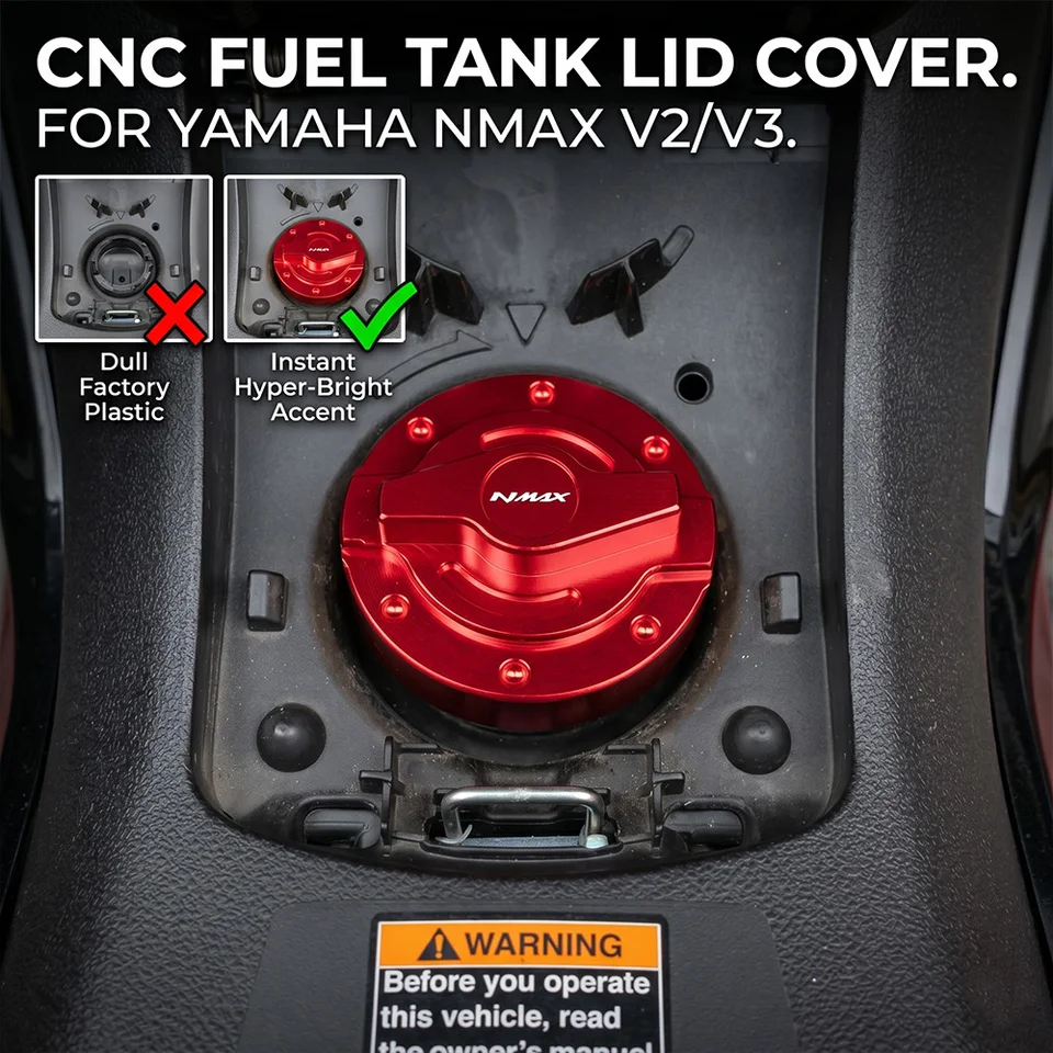 X-CLASS Motorcycle CNC Aluminum Fuel Tank Lid Cover Gas Cap Shell