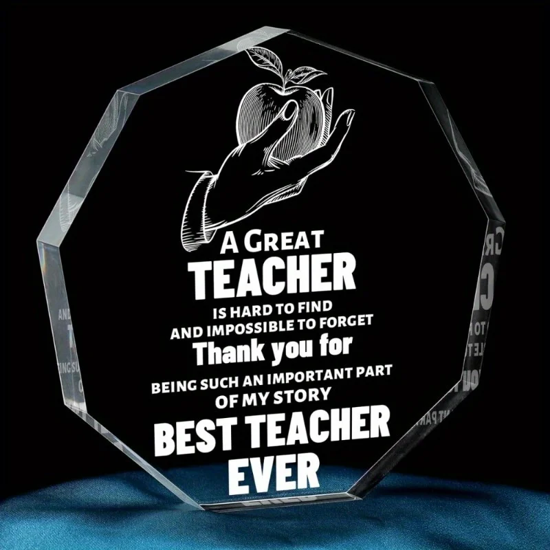Teacher Appreciation Acrylic Desk Sign, Back to School Gift