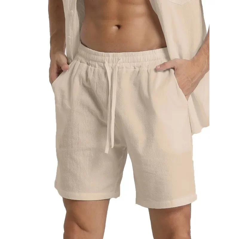 Men's Shorts with Pockets Summer Cool Breathable Beach Vacation Home Walkgv