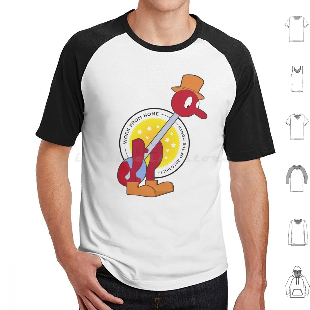 Work From Home-Employee Of The Month T Shirt 6Xl Cotton Cool Tee The Drinking Bird Work From Home Drinking The Water Employee