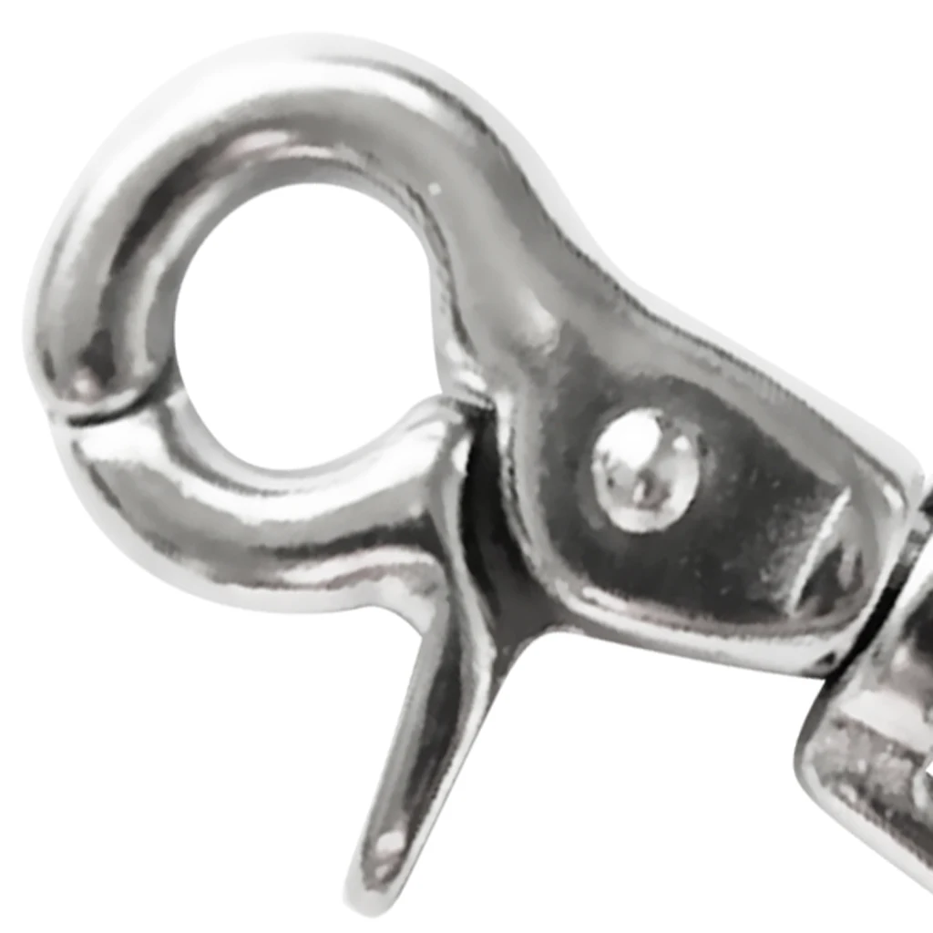 65mm Stainless Steel Swivel Clip Snap Hooks Lobster Clasps for Bag Strap Purse Keychain Paracord Craft