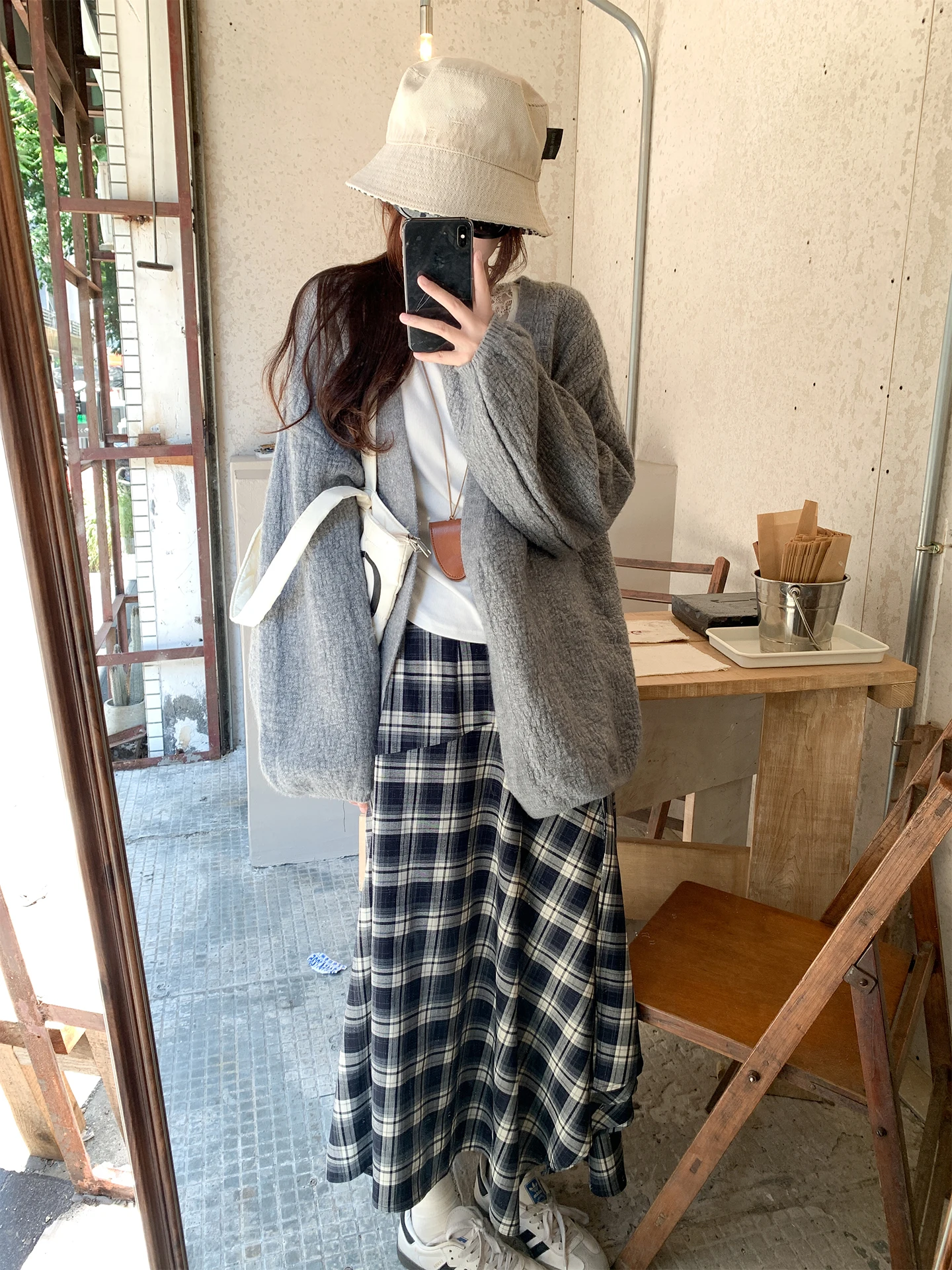 

Новый женский вязаный кардиган-свитер свободного кроя в корейском стиле, осенне-зимний повседневный топ для женщин