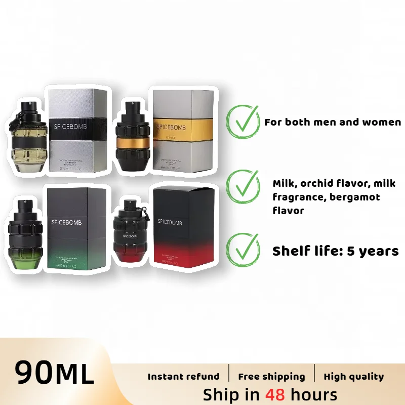 

90ML Men's Passion Perfumes Pheromone Spray Is Fresh and Natural, in Gray, Green and Black, with A Long-lasting Male Scent