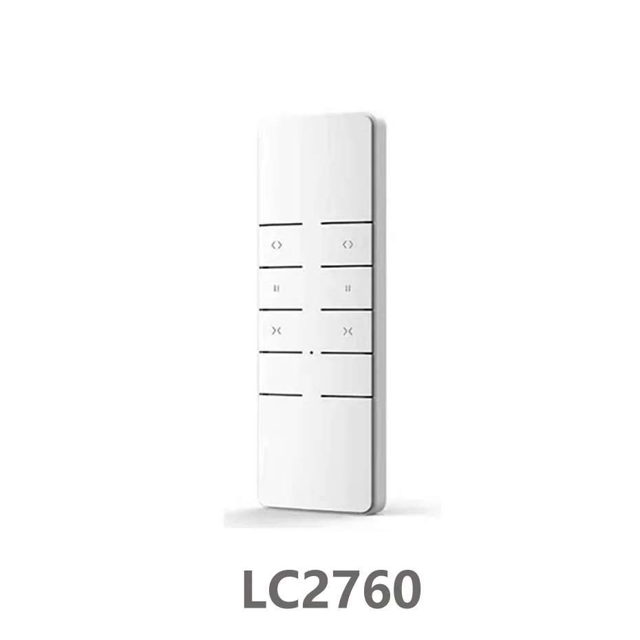 RF433 Remote Controller LC2700/LC2760 for Dooya Electric Curtain Motor KT320/DT52/KT82TN/DT360, Single/Double Channel Remote