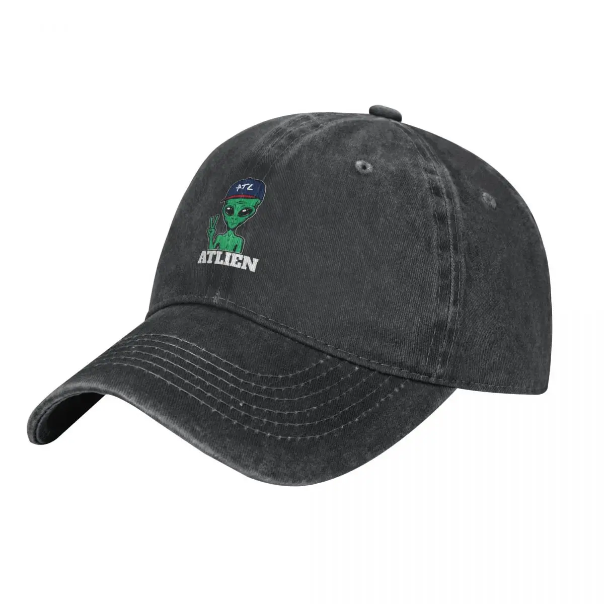

Atlanta Green Atlien Cowboy Hat Ball Cap Icon party Hat Rave Men Women's