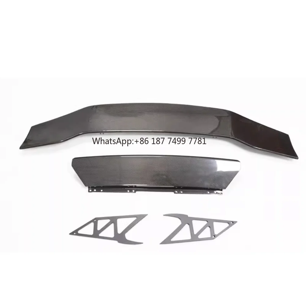 

For 2014-2023 . Huracan LP610 LP580 Modified with M-style Dry Carbon Fiber Rear Spoiler Wing Body Kit