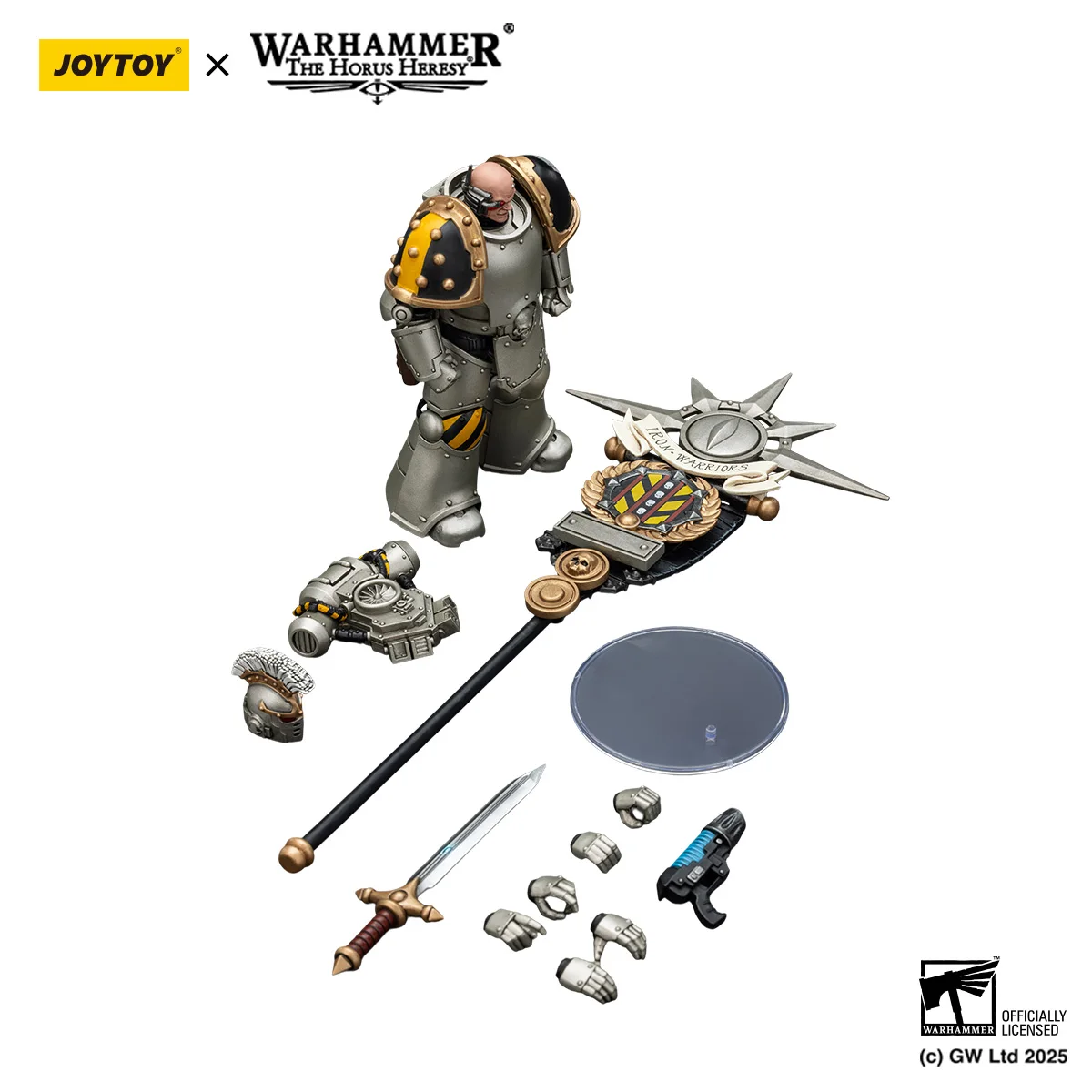 JOYTOY Warhammer40K 1/18 figurine Iron Warriors MKVI escouade de commande tactique figurines choisies jouets