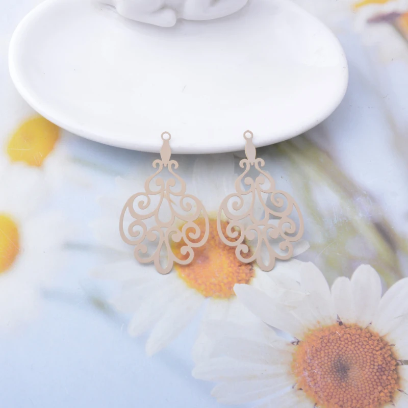 30 Stück AB8030 Messing-Blumenanhänger Bunte Charms DIY Schmuck Ohrringe Herstellung – Detail 10