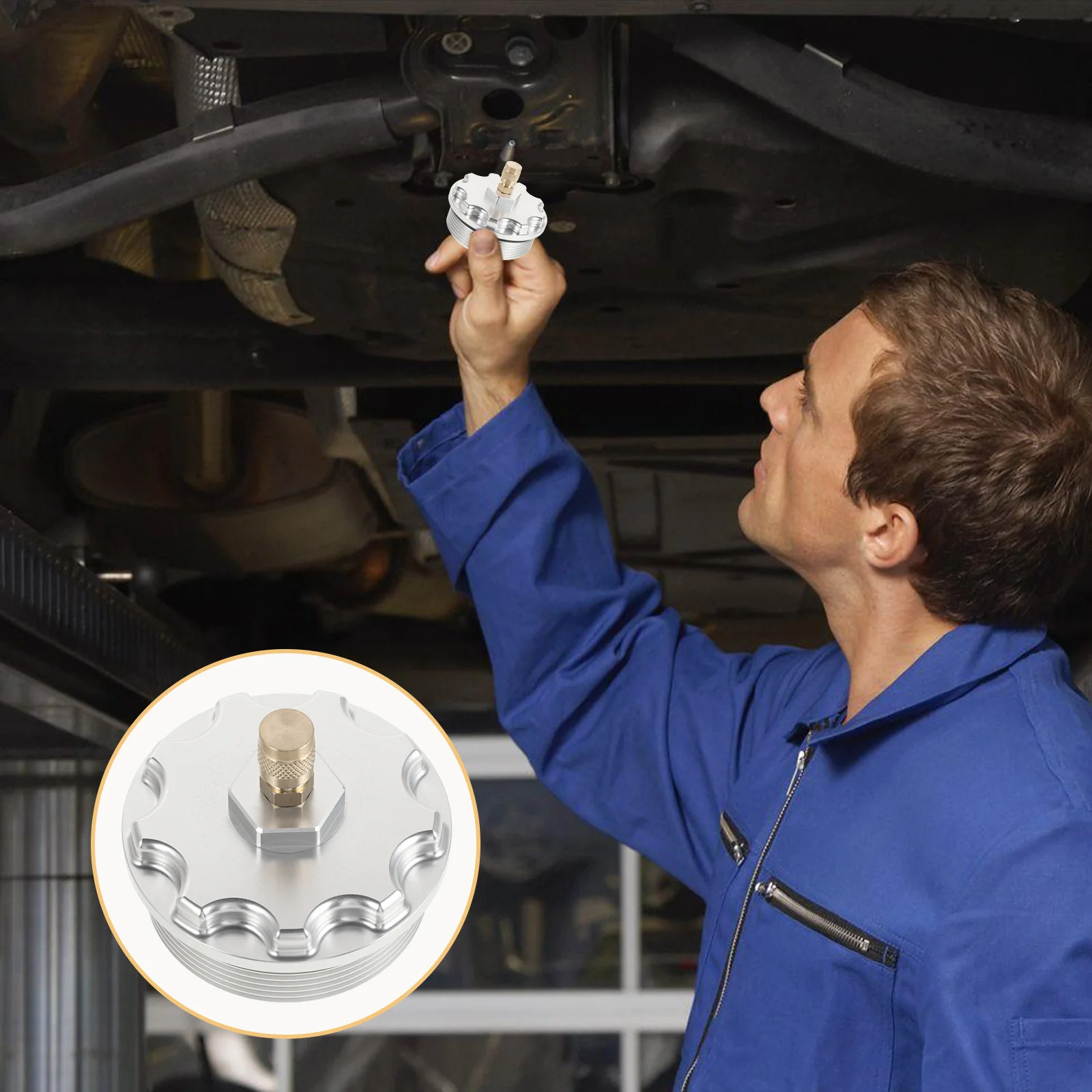 

1 set 1 Set For 2003-2007 Pressure Test Port Oil Filter Replacement Engine Part Vehicle Fuel Filter Cap Cars Fuel