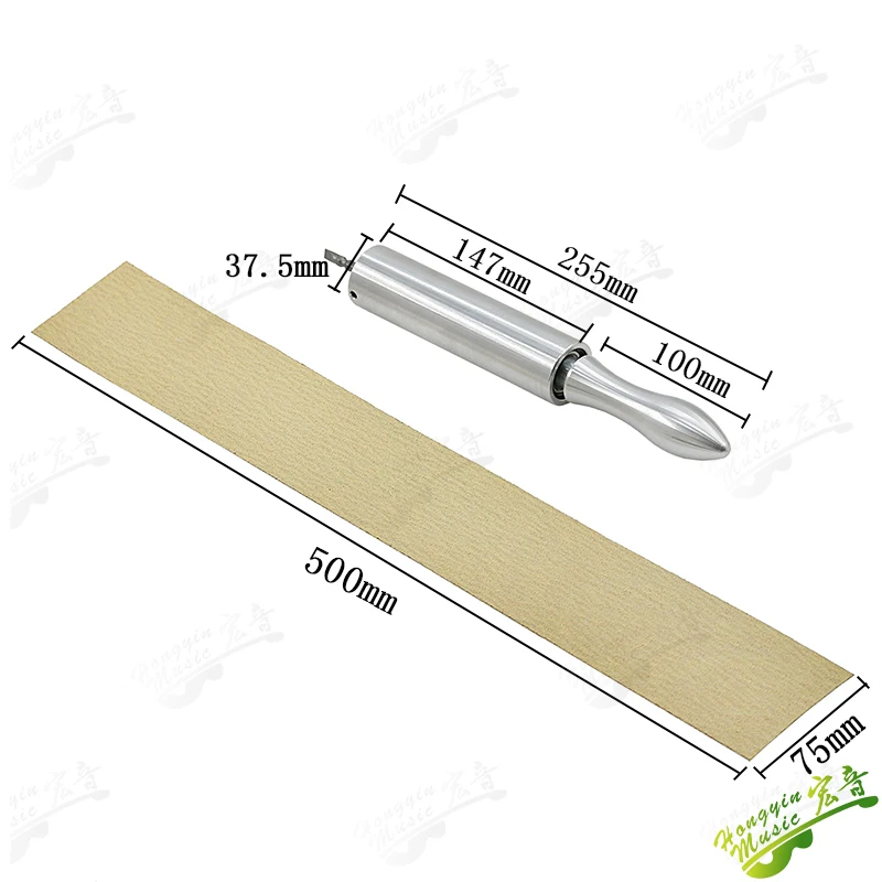 Non-Powered Hand Sanding Shaft Cylinder Bar Shape Folk Bakelite Guitar Instrument Making Repair Tools