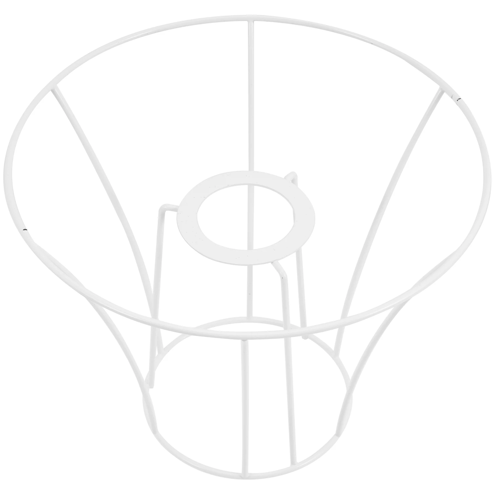 

DIY Lampshade 10cm Top 21cm Bottom 15cm Height Iron Table Lamp Bracket Diy Lampshade Bracket Home Lighting Accessories