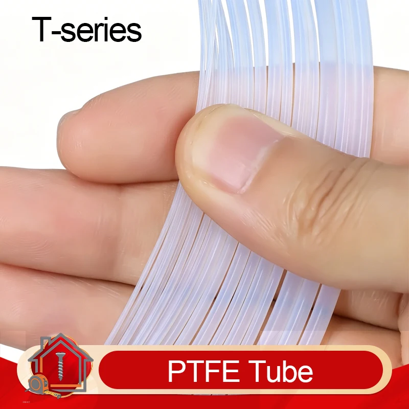3/10m T-series PTFE Tube ID 0.3 ~ 2.69mm 30T ~ 8T Temperature Corrosion Resistance Heat Protector Insulated Capillary Hose