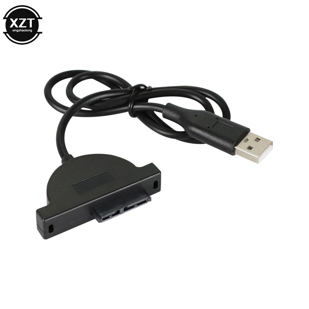 USB 2.0 to Mini SATA 7+6 13Pin Adapter Cable External Optical Drive Converter For Laptop CD-ROM DVD  ROM Drive Converter Cable