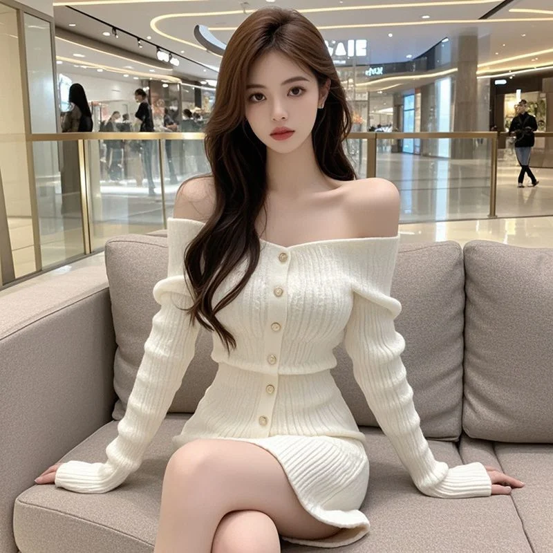 

Knee Length Pullovers Goth Sweaters Jumpers Women Fancy Mock-Neck Thermal Homewear Adults Minimalist Grid Hollowed-Out All-Match