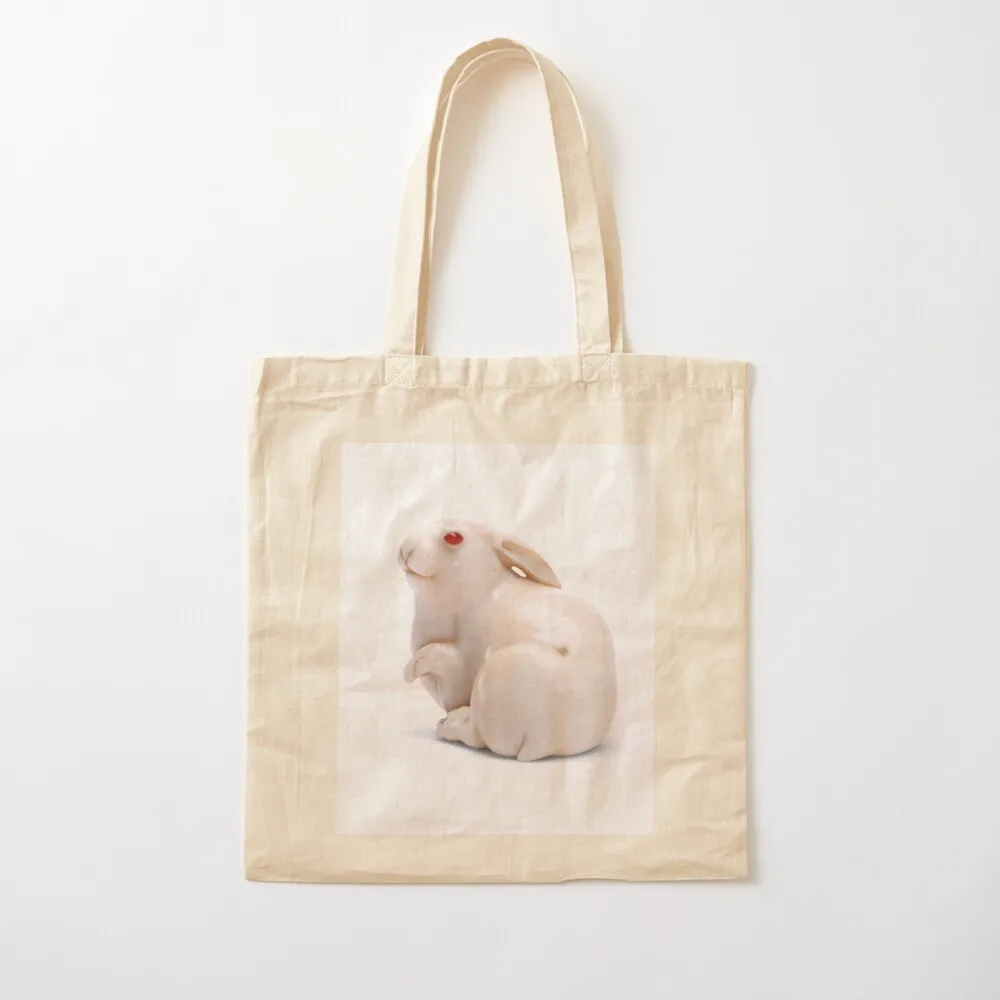 

The amber-eyed hare Tote Bag Canvas Large bags for women custom fabric bag Custom bag