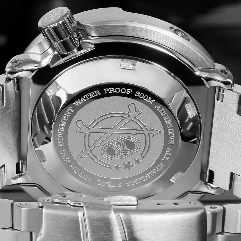 ADDIESDIVE Men's Automatic Watches 8215 Tuna Sapphire Crystal 300m Waterproof Mechanical Wristwatch Super Luminous Diving Watch