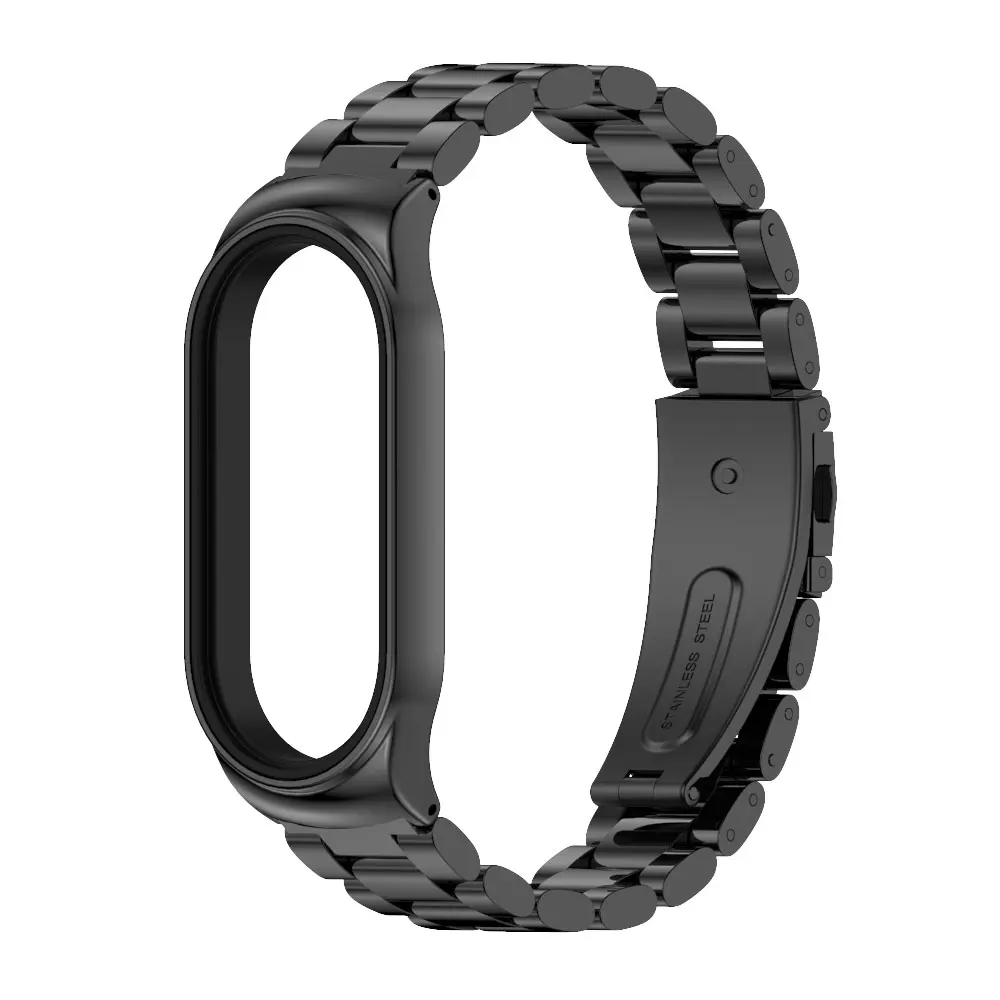 Strap for Mi Band 9 8 7 6 5 4 3 Metal Correa Mi Band 8 Bracelet Opaska Mi Band 7 Wristband Pulseira Miband Watch Bend NFC