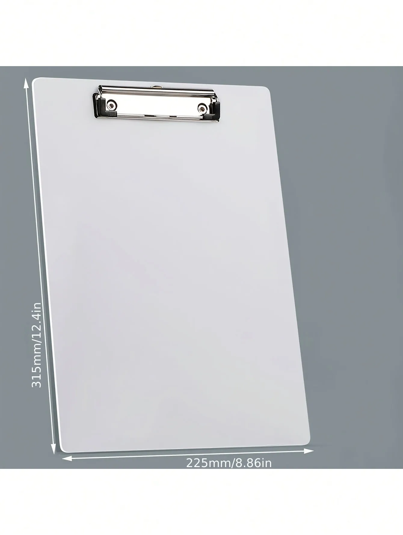 1 A4 Transparent Board Clip, Thickened and Hardened Single Clip Pad, Stationery, Study and Office Supplies, Writing Pad