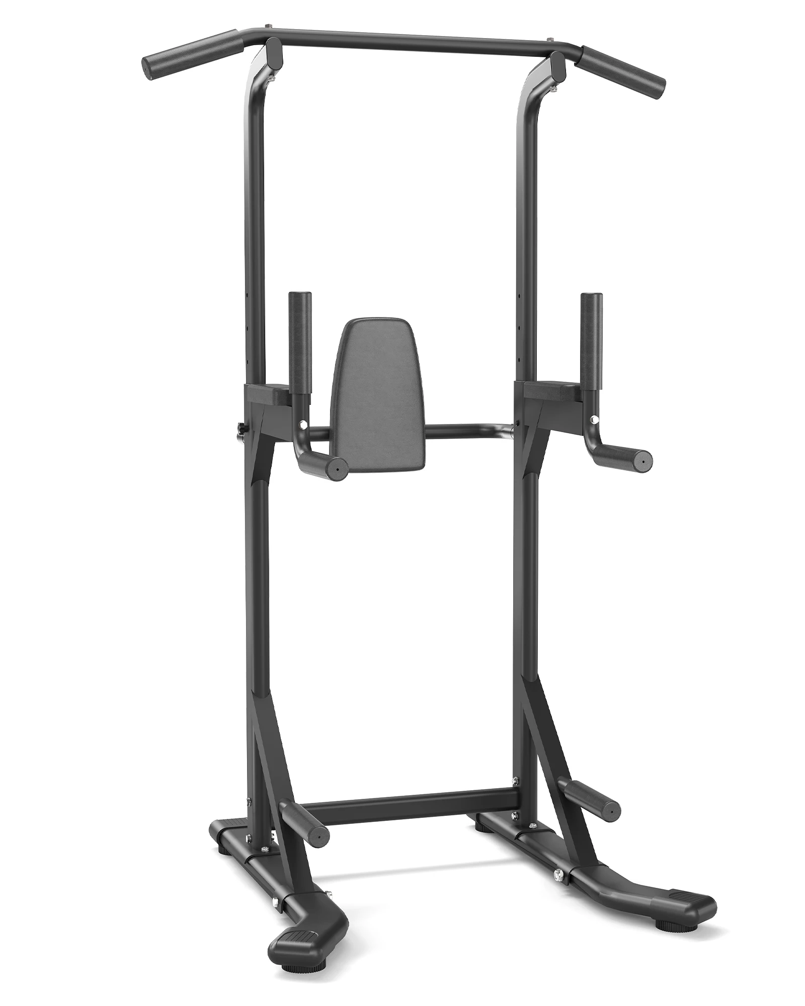 Heavy Duty Power Tower Pull Up Bar & Dip Station - 450LB Capacity - Adjustable Height - Multi-Functional Strength Training Equipment for Home Gym, Pull-Ups, Dips & Leg Raises