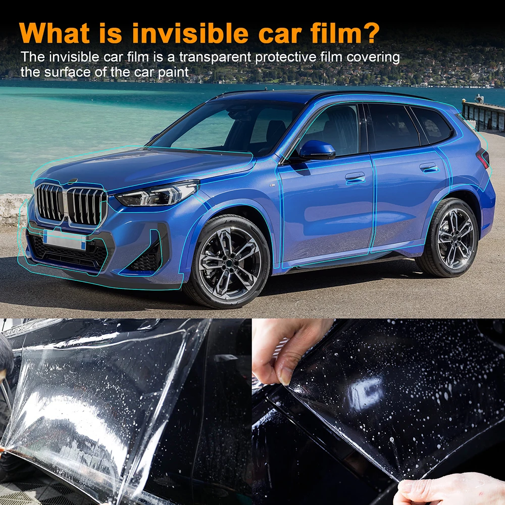 for BMW X1 U11 M-SPORT 2023-UP Car Exterior TPU Transparent Original Paint Protection Film Anti-Scratch Kit Pre Cut PPF Sticker