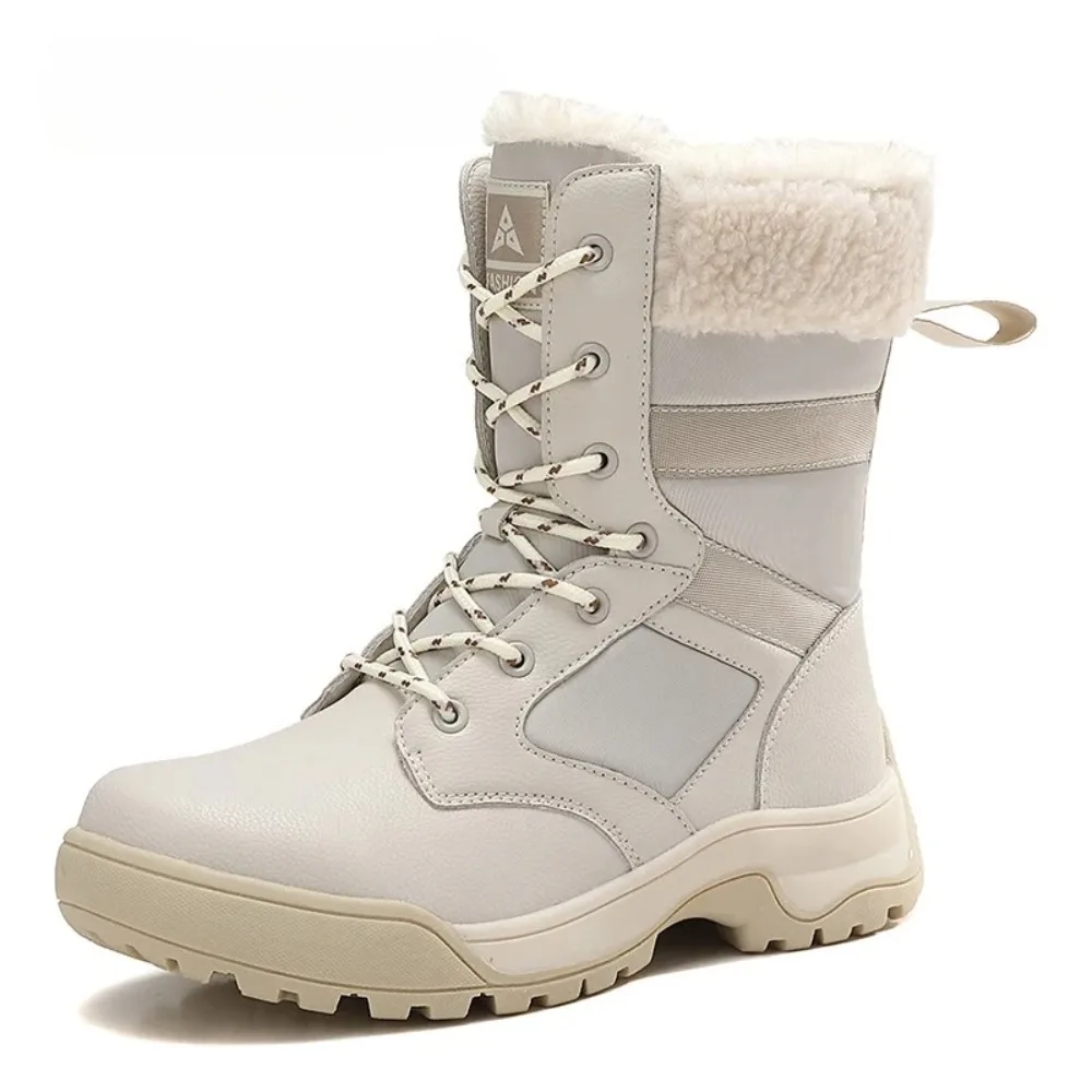 

New Winter Women Ankle Boots Keep Warm Women's Snow Boots Outdoor Waterproof Platform Women's Hiking Boots Thickened Plush Boots
