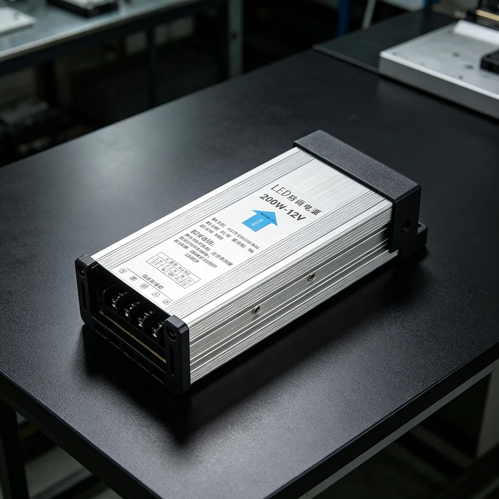 Rainproof 12V 200W Switching Power Supply IPX3 Aluminum LED Driver For Illuminated Signage Light Box Advertising Transformer