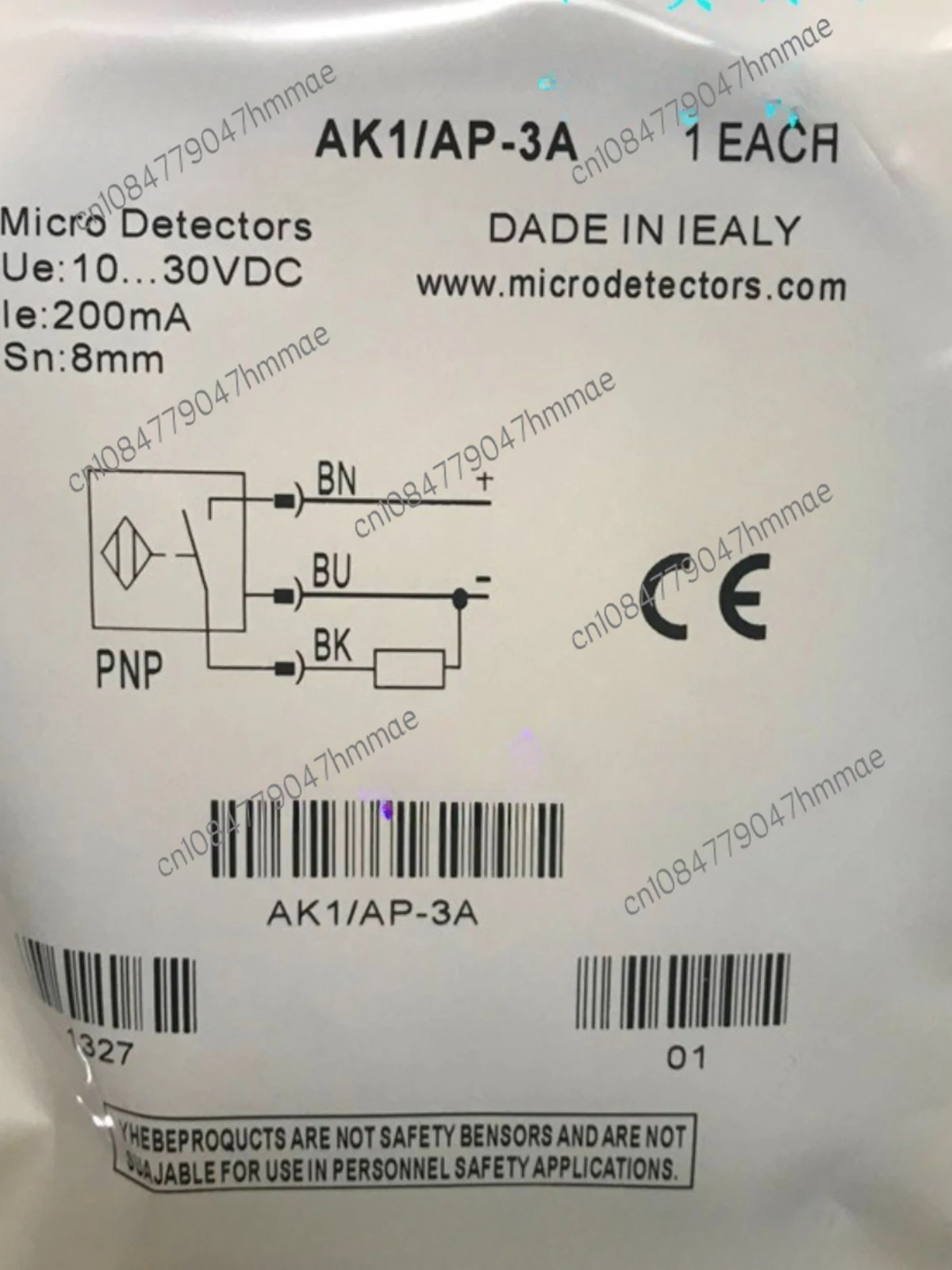 Proximity switch AK1/AP AN CP CN-3A AM6/AP AN-3A 2A 1A 4A 1H