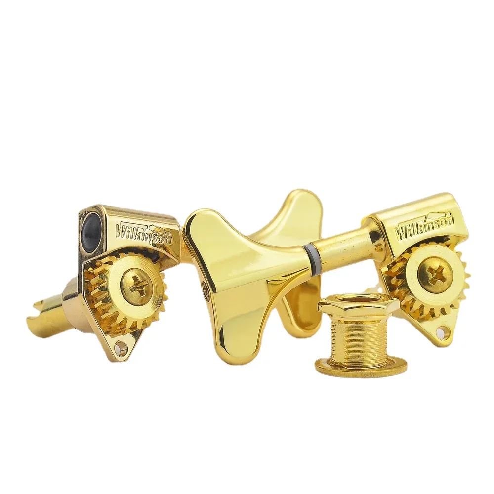 1 Piece Wilkinson WJB-750 Super Quality Electric Bass Machine Heads Tuners Gold
