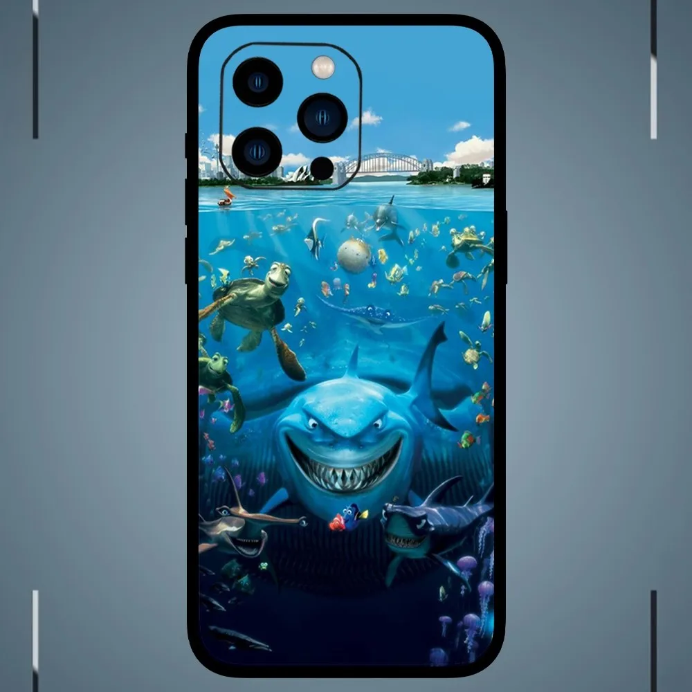 MINISO Finding Nemo Phone Case For iPhone 15 14 13 12 11 Pro Max mini XS XR X 8 Plus SE Cover