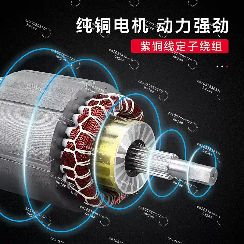 Household Wire Rope Lifting Hoist，220V Miniature Electric Hoist, Small Integrated Crane with Trolley