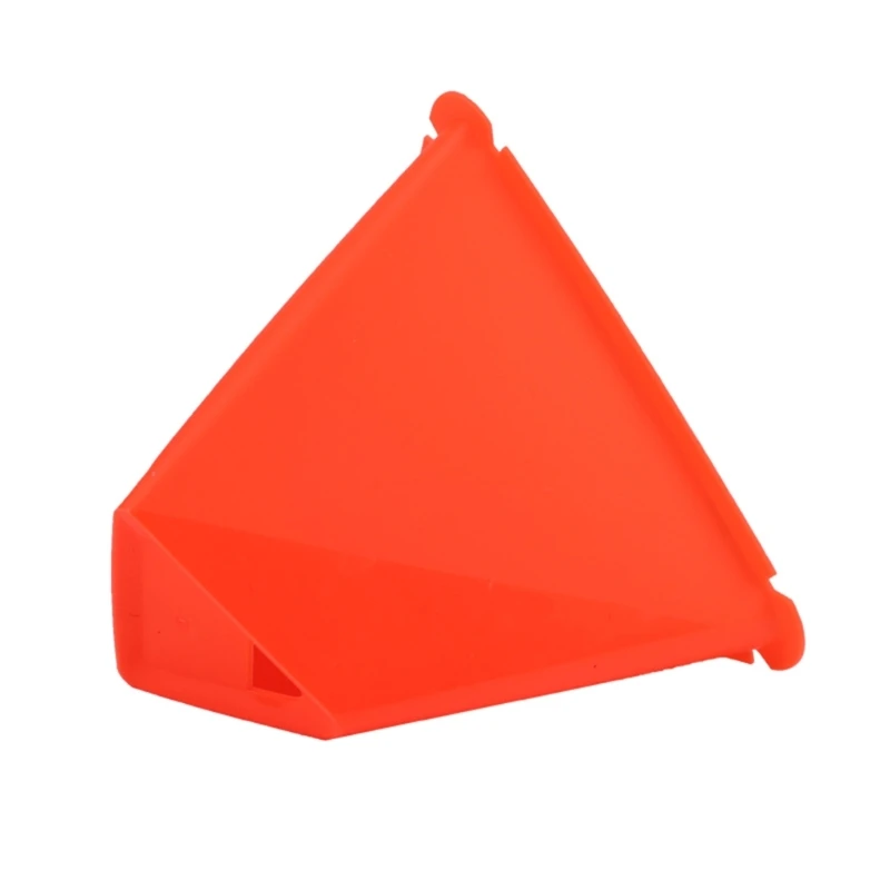 Y1UB 5Pcs Plastic Agilitys Cones Training Maker Bucket Triangles Soccer Obstacle Cones