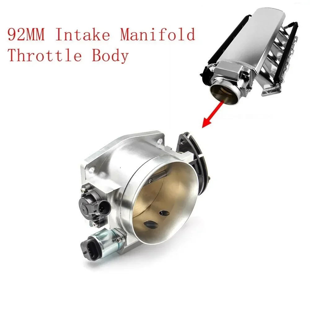 고품질 매니폴드 스로틀 바디 플레이트 어셈블리 흡기구 92mm 102mm (LS1, LS2, LS3, LS6, LSX 자동차 액세서리용)