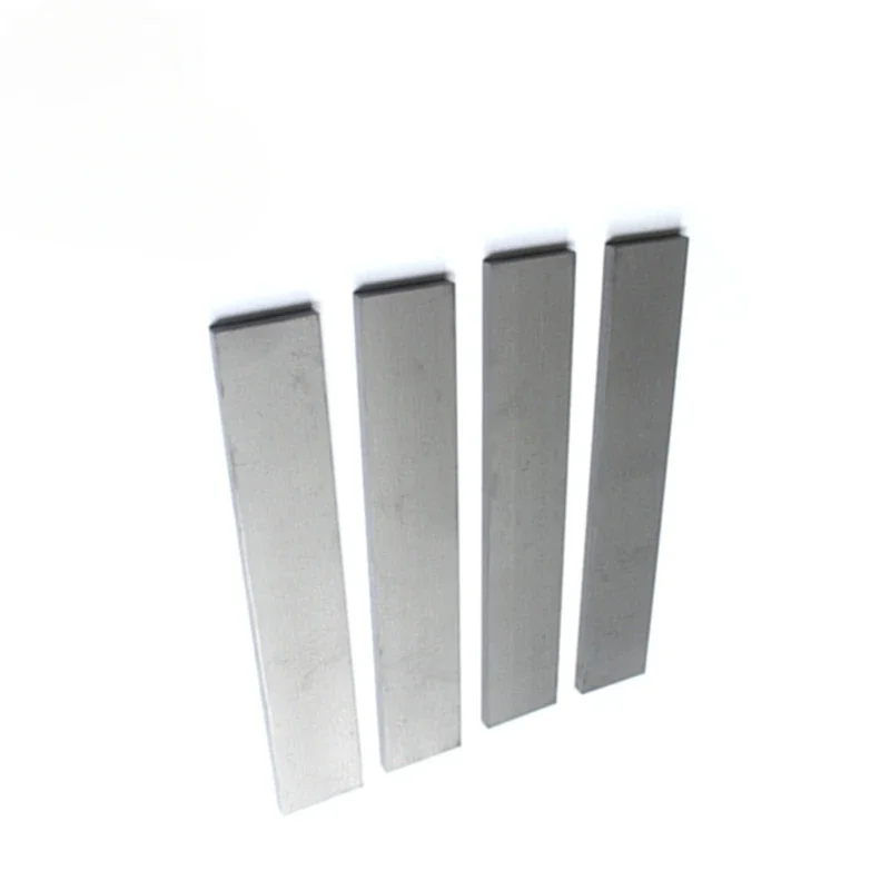 4mm Thicknesses 100mm Length YG8 YG6 Tungsten Carbide Steel Bar Cemented Carbide Alloy Mold Flat Plate Blanks Stripe