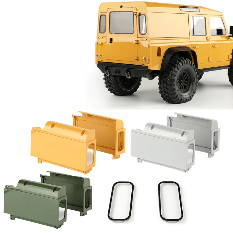 GRC RCDream 5 Doors Without Side Windows Side Frame Tail Glass for 1/10 RC Crawler Car TRX4 Defender Camel Cup RD110 Wago