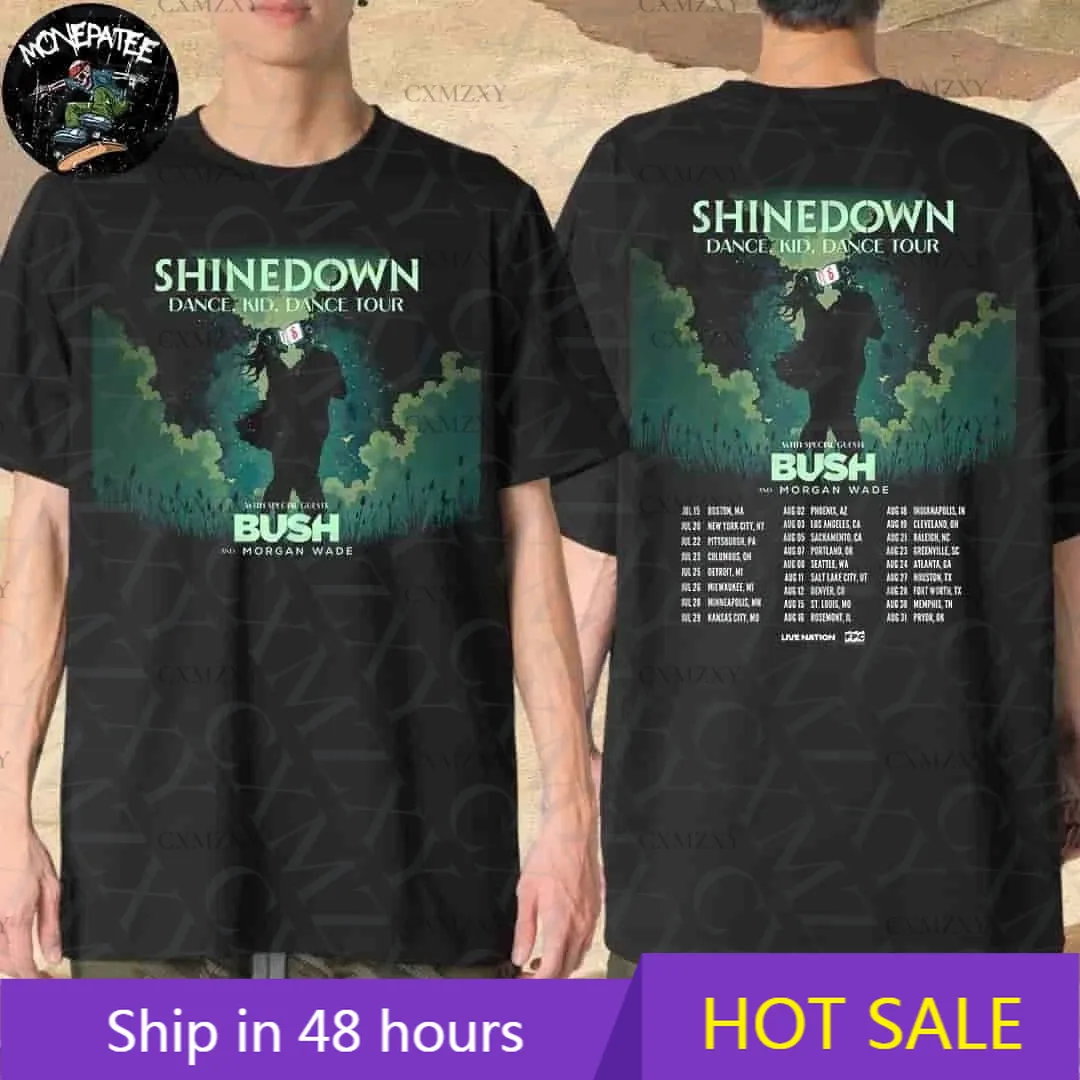 

Shinedown Dance Kid Dance US Tour 2025 Unisex Merch 100% Cotton T-Shirt