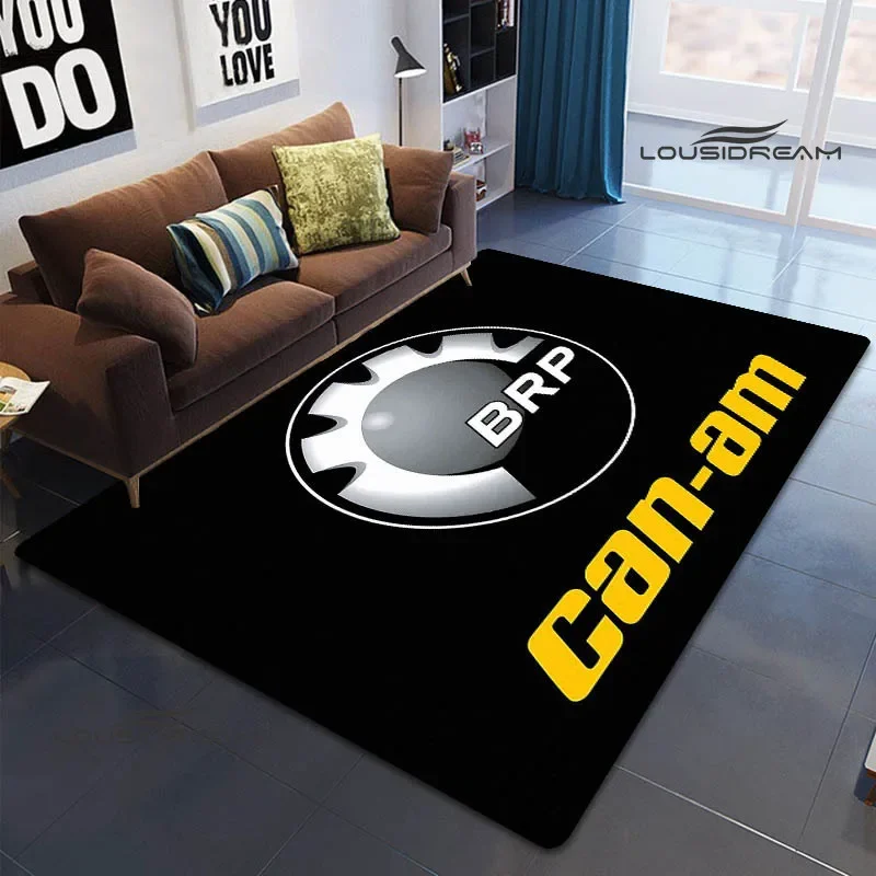 Can-AM motorcycle logo printed carpet Living room bedroom non -slip carpet Yoga mat Outdoor carpet kawaii rug birthday gift