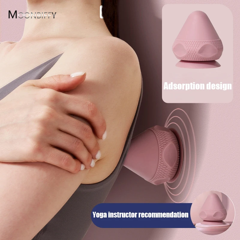 Silicon Massage Cone Solid Adsorption Ball Psoas Thoracic Spine Back Scapula Foot Yoga Muscle Masaje Y Relajación