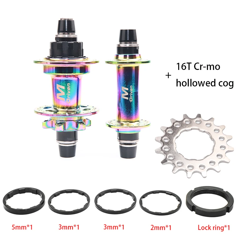 

M Driven BMX Racing Hub 36 Holes Disc Brake 6 Pawls 120 Clicks 3/8 x 110mm BMX Hubs
