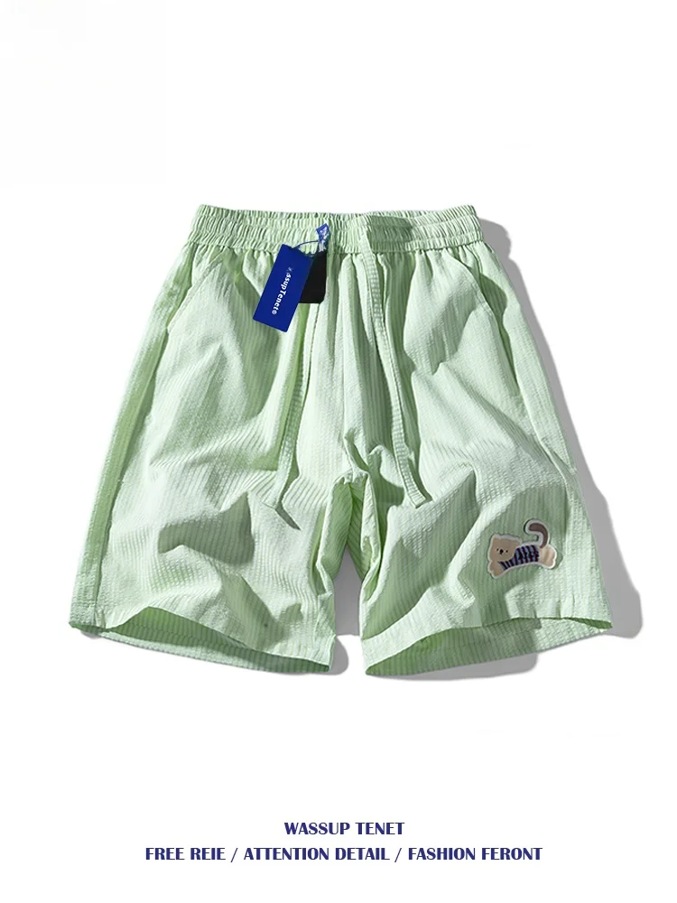 

Wassup Tenet модные брендовые мужские летние пляжные полосатые спортивные брюки длиной Qui Dry, повседневные брюки длиной пять четвертей для молодежи