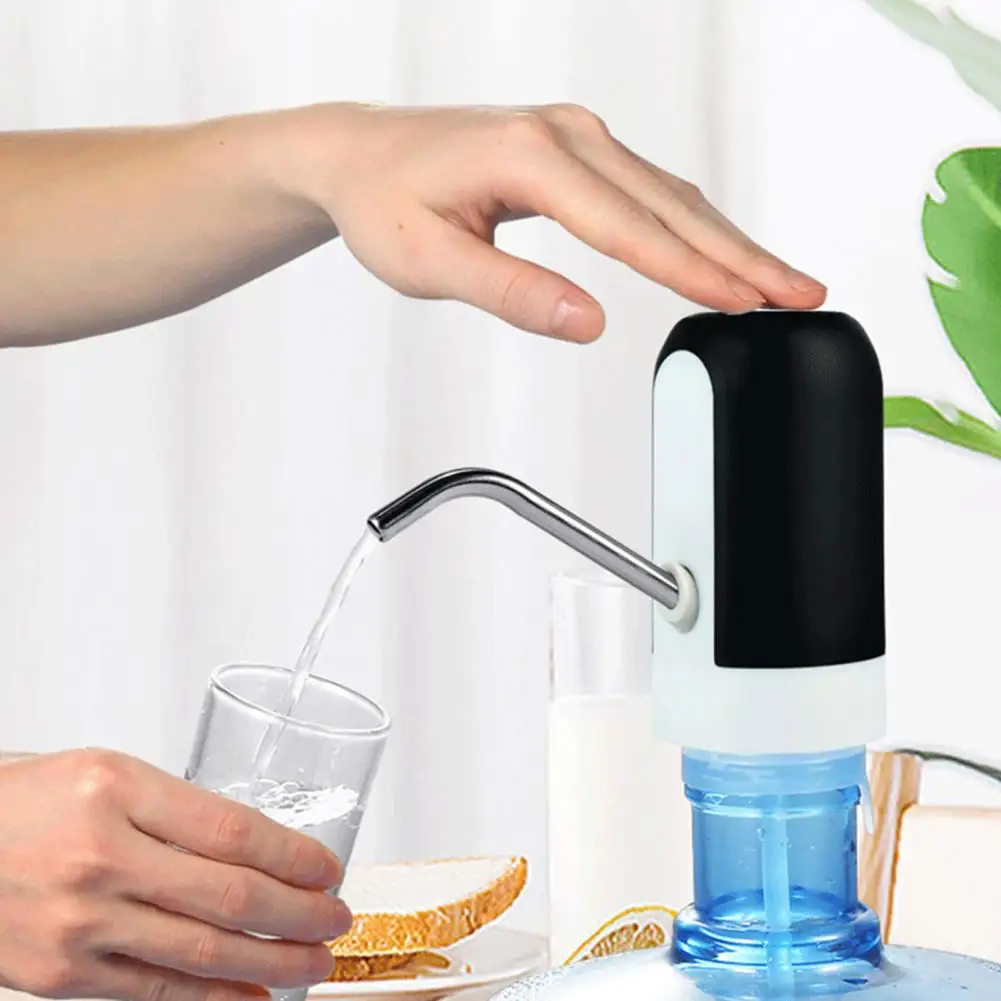 

Easy Installation Water Bottle Pump Usb Rechargeable Water Bottle Pump for 5 Gallon Jugs Silent Electric Dispenser for Drinking