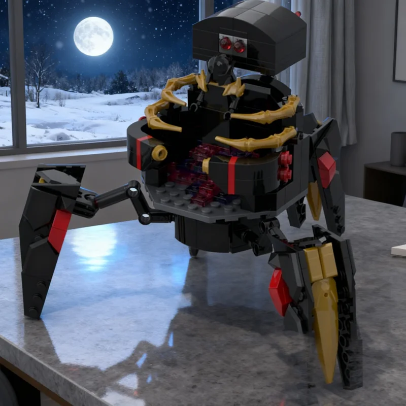 

276 деталей MOC Rebooted Overlord Golden Master Ninja: Набор строительных блоков, креативный подарок для взрослых, для сборки и декора, премиум-класс