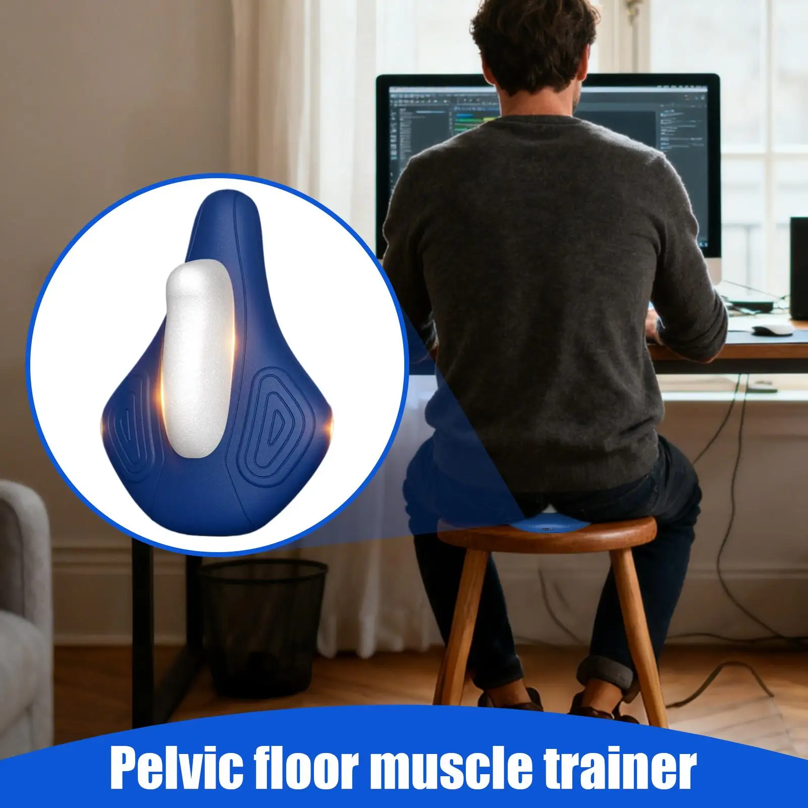 Beckenbodenmuskeltrainer, USB-Aufladung, Stärkung, Straffung der Beckenmuskulatur, wiederaufladbare Kernrehabilitation