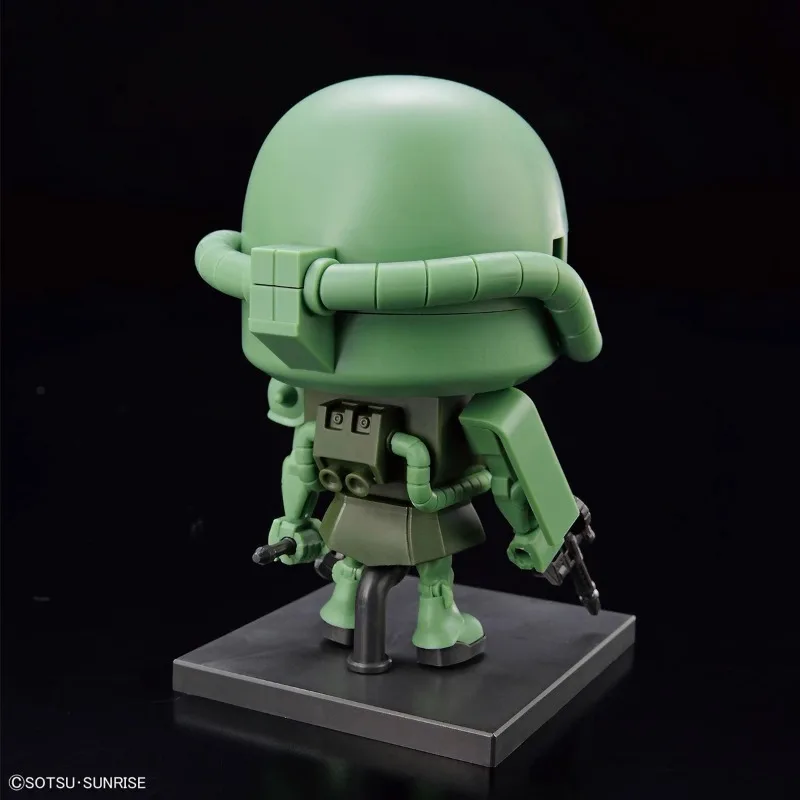 Bandai Original véritable GUNDAM Action Anime Figure Gunpura vert Zaku assembler jouet pour garçons filles enfants cadeau modèle à collectionner